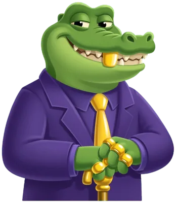 Baron Bling the alligator